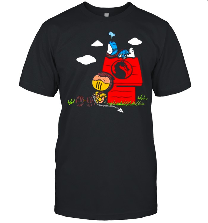 Draw Mortal Kombat Snoopy Vs Woodstock Shirt