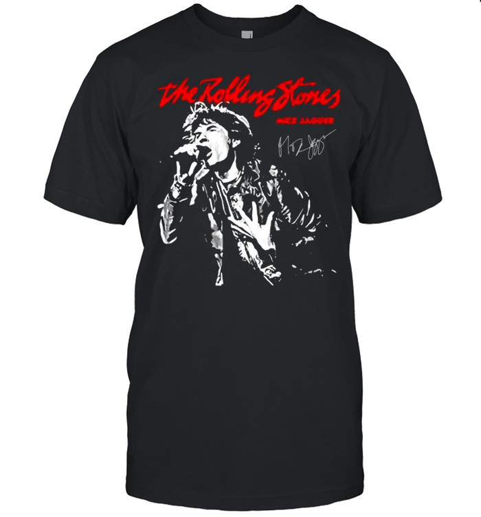 The Rolling Stones Mick Jagger Signature  Classic Men's T-shirt