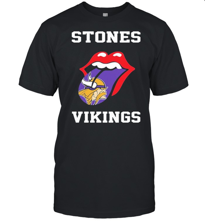 The Rolling Stones Minnesota Vikings 2021 shirt Classic Men's T-shirt