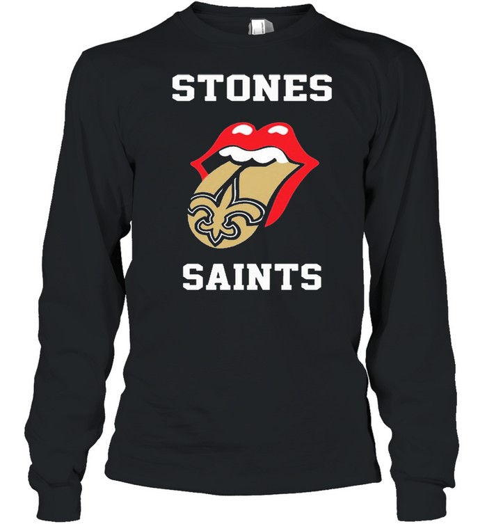 The Rolling Stones New Orleans Saints 2021 shirt Long Sleeved T-shirt
