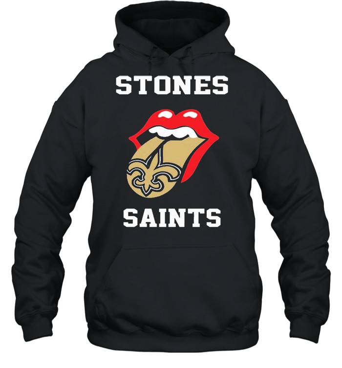 The Rolling Stones New Orleans Saints 2021 shirt Unisex Hoodie
