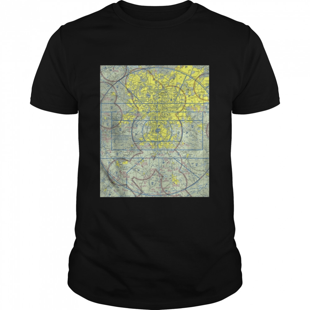 Aeronautical VFR Sectional Chart Atlanta shirt