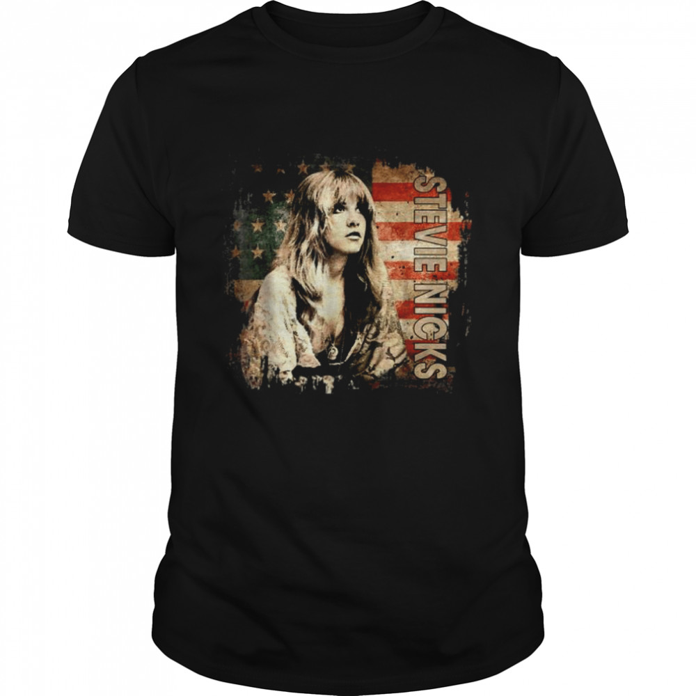 American Flag Vintage Stevie Signature Shirt