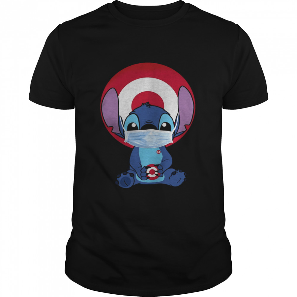 Baby Stitch Face Mask Hug Target Logo shirt