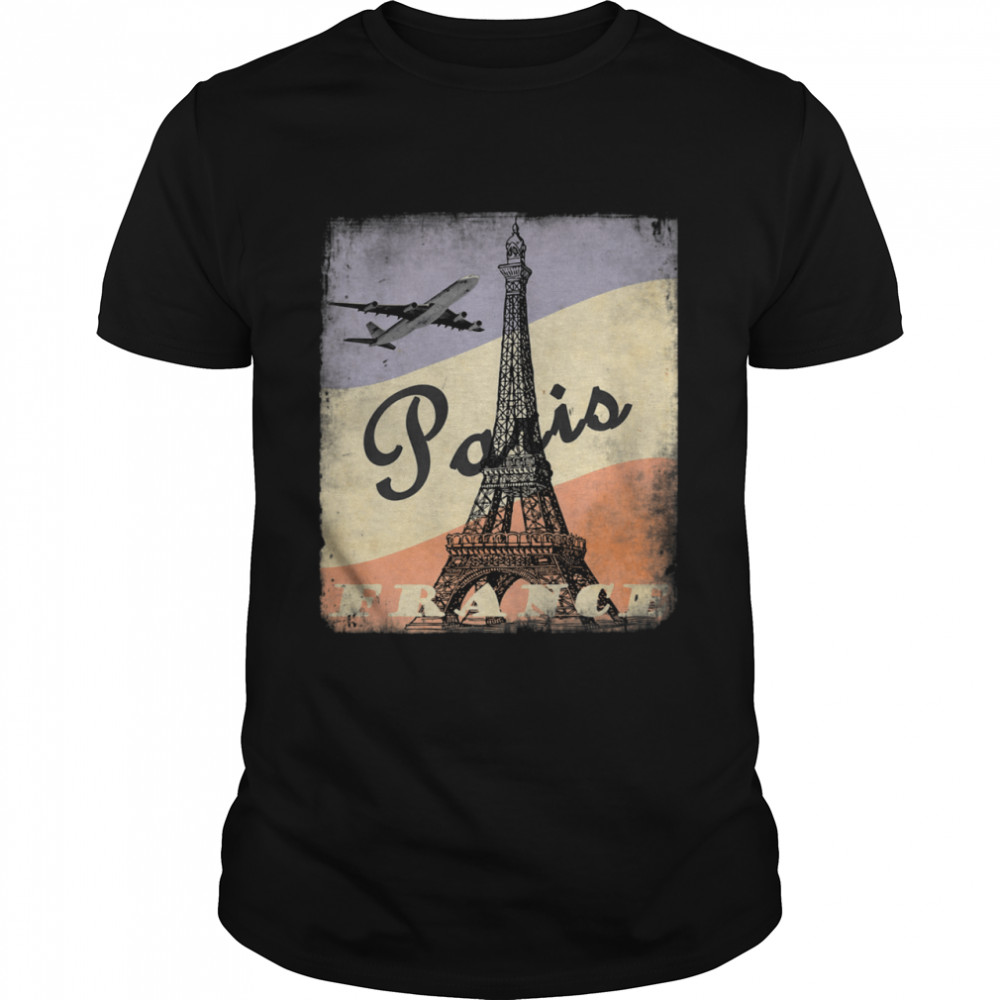 Cool Vintage Aesthetic Authentic 50’s Old School Paris shirt