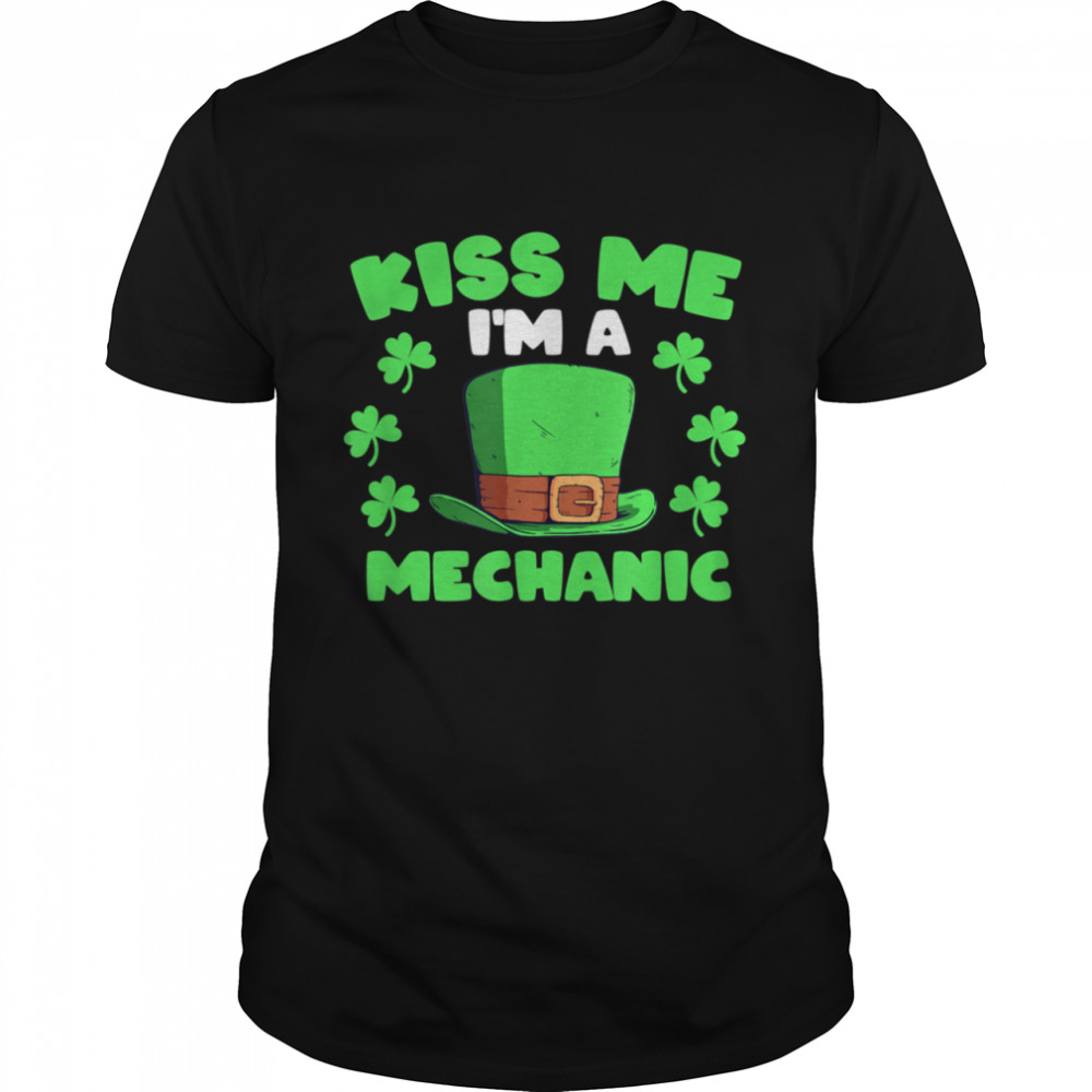 I’m A Mechanic Mechanic Elf Shamrock Elves shirt