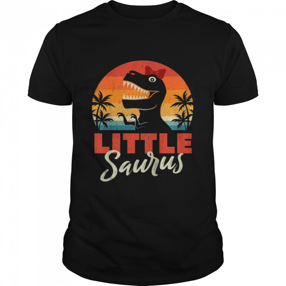 Kids LittleSaurus Girl Dinosaur Kid shirt