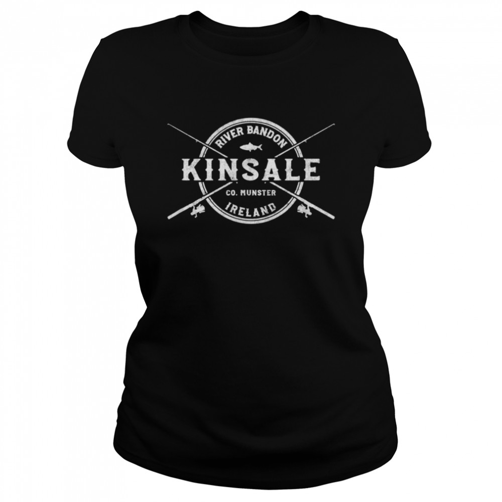 Kinsale Vintage Crossed Fishing Rods shirt Classic Women's T-shirt