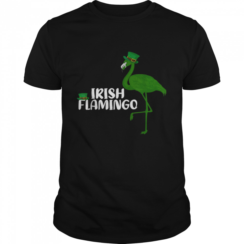Leprechaun Hat Irish Flamingo St. Patrick’s Day shirt