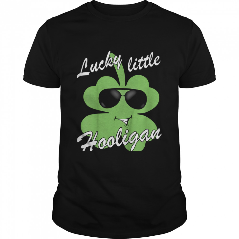 Little Lucky Shamrock Toddler Boys St Patricks Day shirt