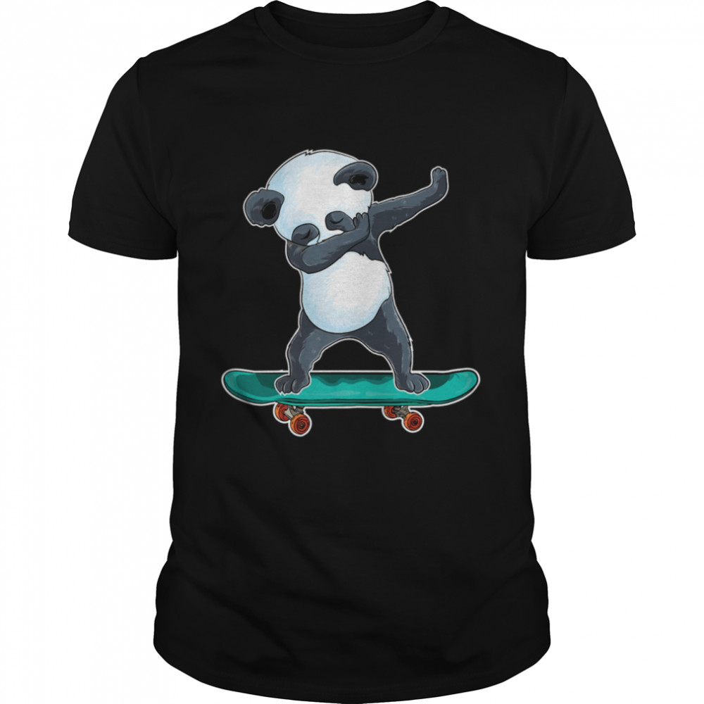 Panda Skateboarding Skater apparel Dabbing Panda Skateboard shirt Classic Men's T-shirt