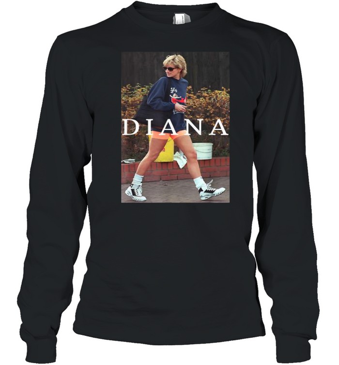 Princess Diana Fly Virgin Atlantic  Long Sleeved T-shirt