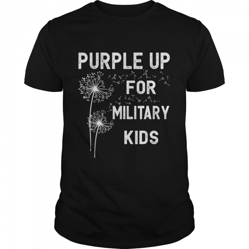 Purple Up for Military Month of the Military Child shirt