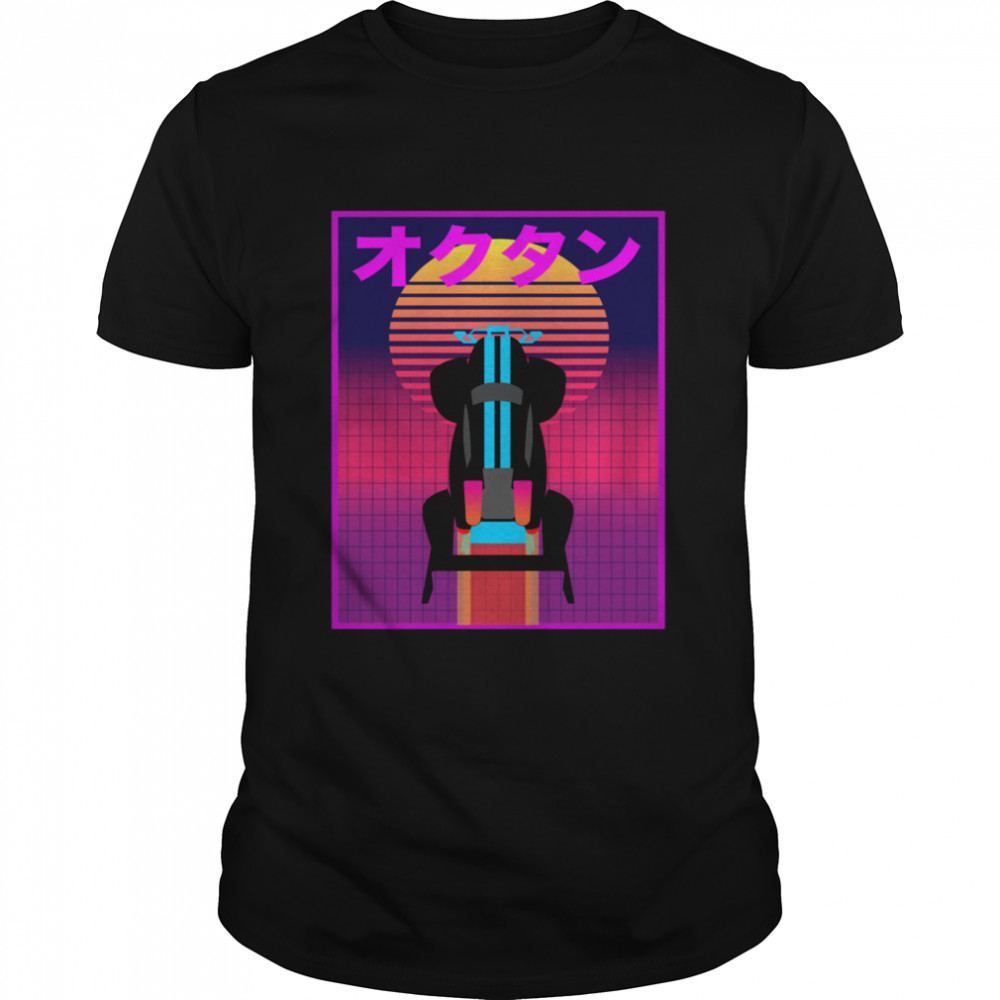 Retro 80s and 90s Rocket Car Soccer Gamer Vaporwave shirt