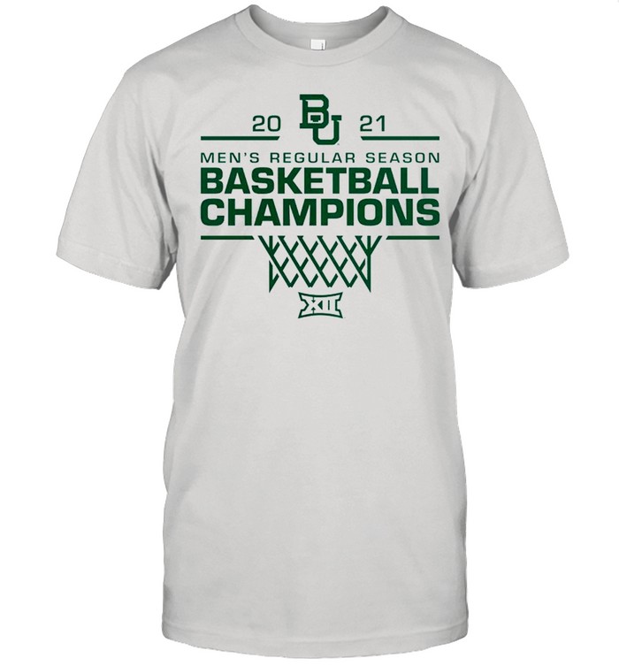 Baylor Bears 2021 men’s Regular season basketball Champion shirt