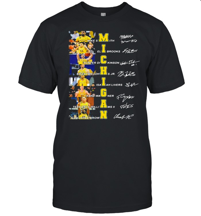 Name All Player Team Michigan Signature Shirt