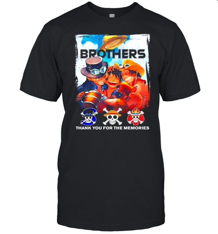 One Piece Brothers thank you for the memories shirt