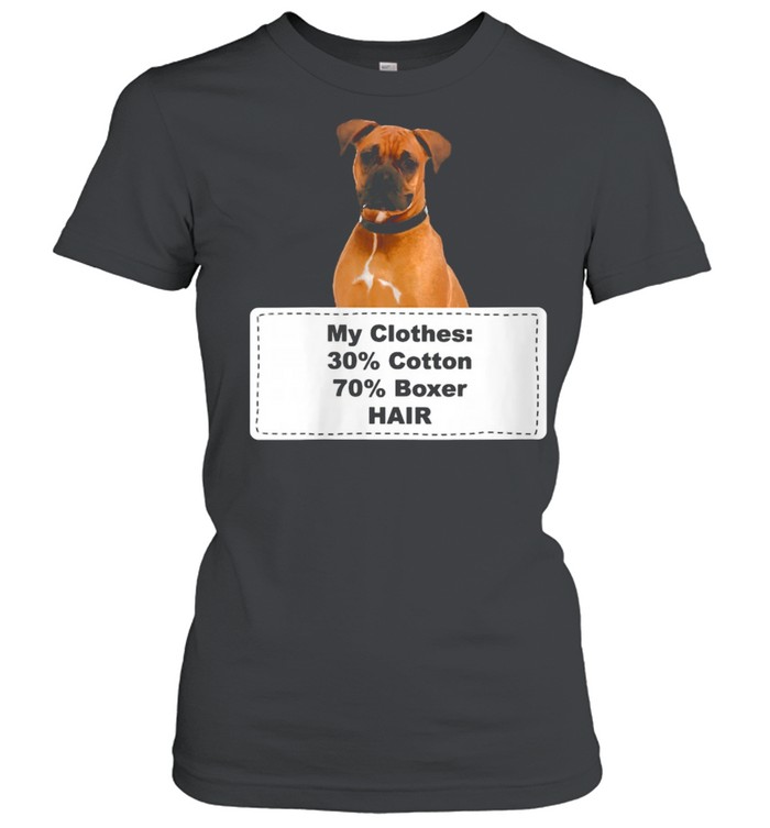 Shedding Dog Boxer shirt Classic Women's T-shirt