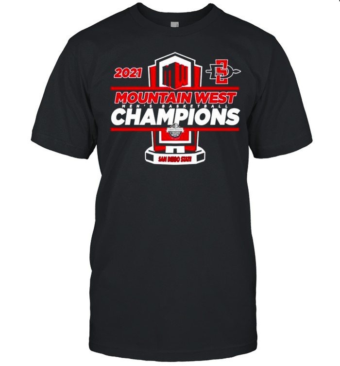 2021 Mountain west men’s basketball champions San Diego State shirt