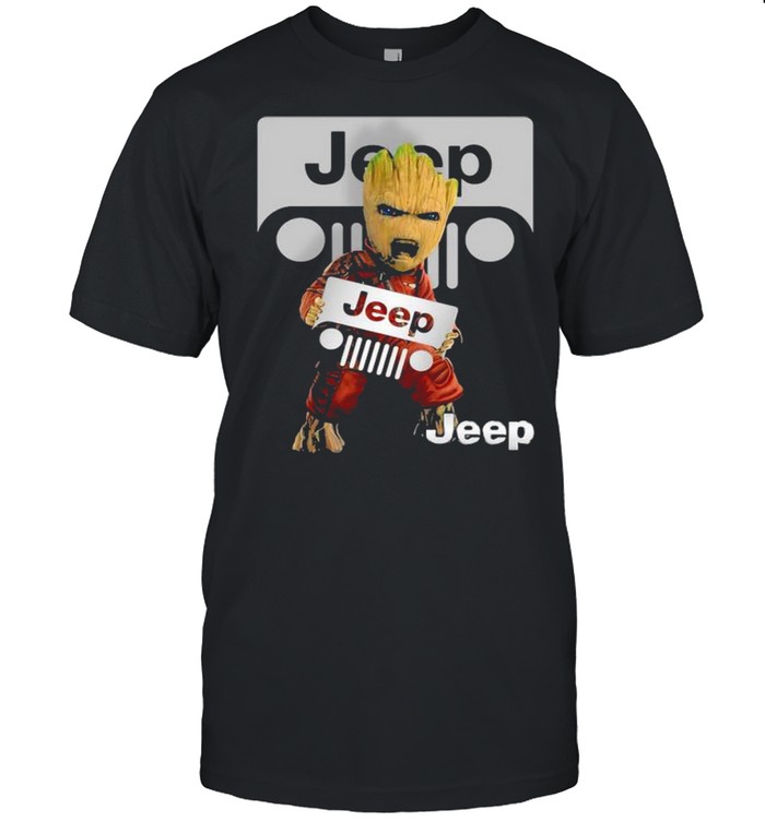 Groot With Symbol Jeep Shirt