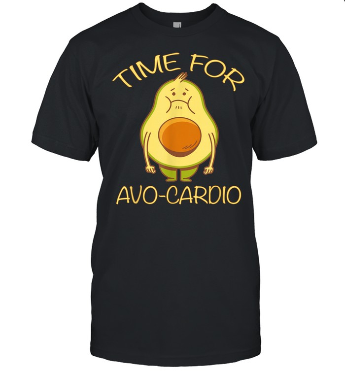 Lustiges Avocado Fitness Time for AvoCardio shirt