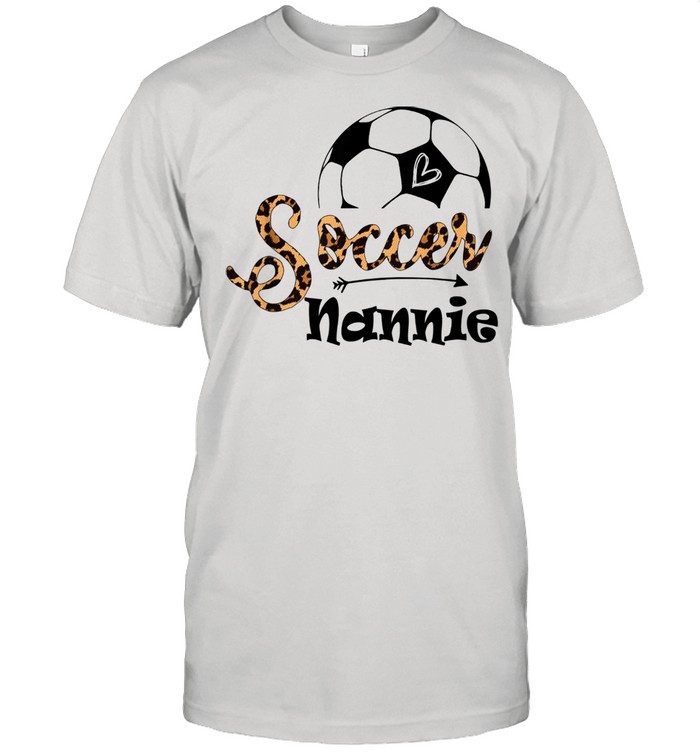 Soccer Nannie Leopard Mothers Day shirt