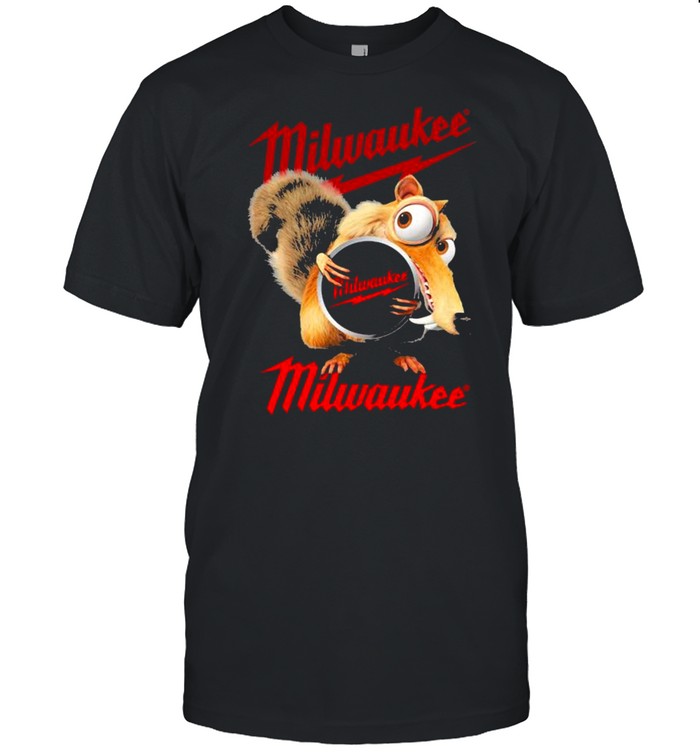 Squirrel W Nuts With Logo Milwaukee Shirt