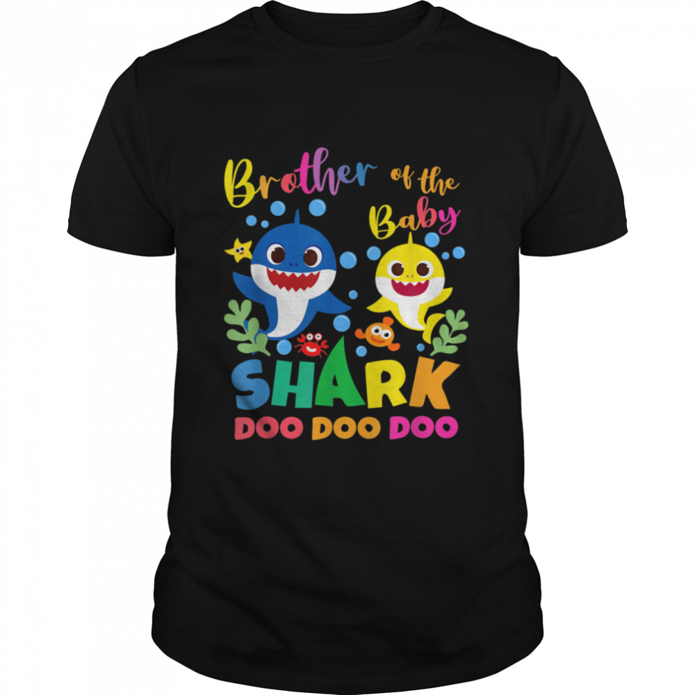 Brother Of The Baby Shark Birthday Brother Shark shirt