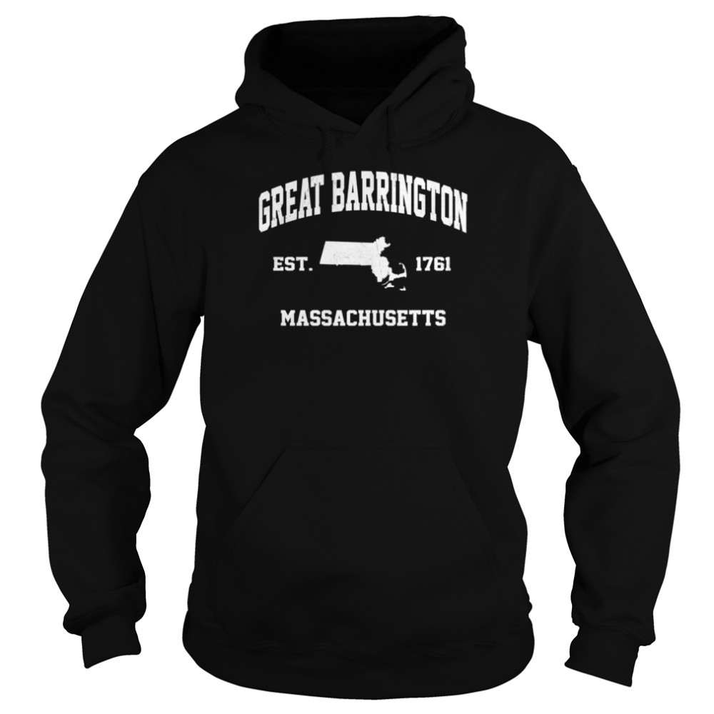 Great Barrington Massachusetts MA vintage state Athletic shirt Unisex Hoodie
