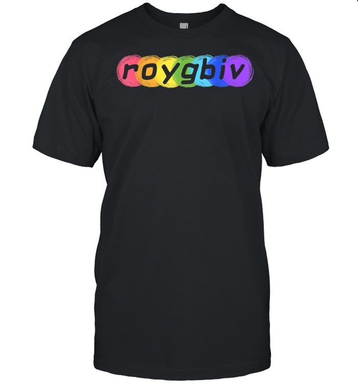 ROYGBIV Rainbow Watercolor Art Artist Art Teacher shirt