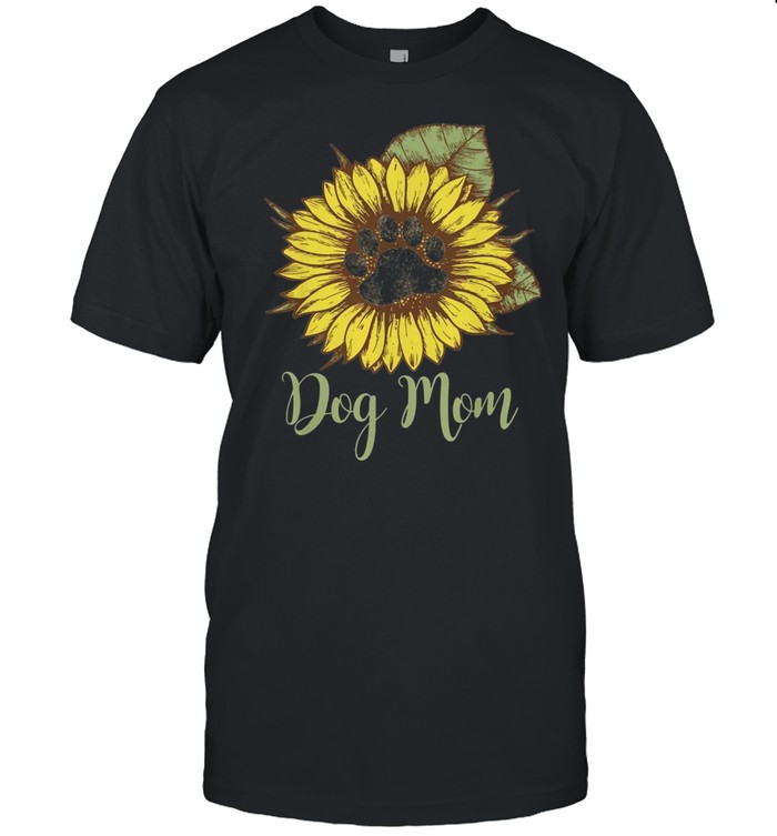 Sunflower paw dog mom shirt