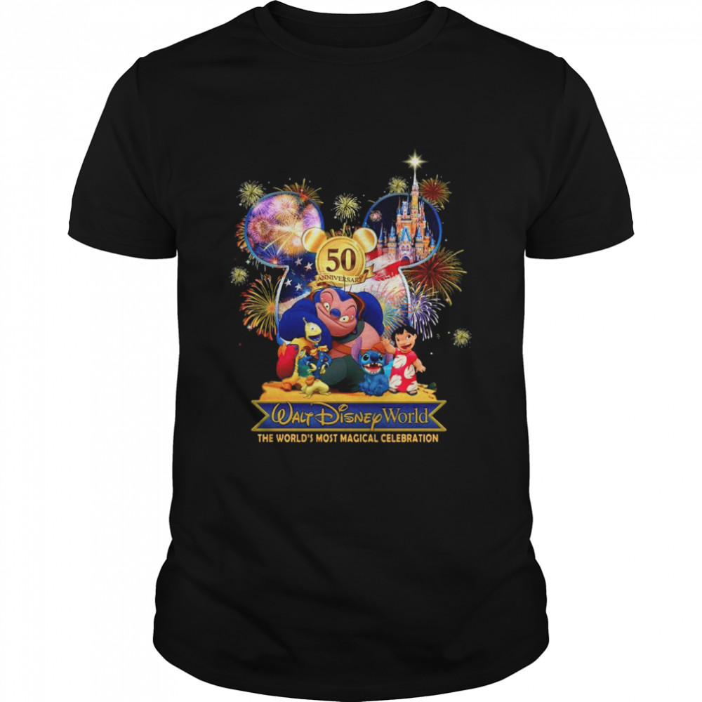 50th Anniversary The Walt Disney World With The Worlds Most Magical Celebration shirt