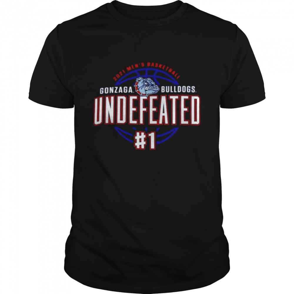 Gonzaga Bulldogs Champion 2021 Undefeated Regular Season shirt