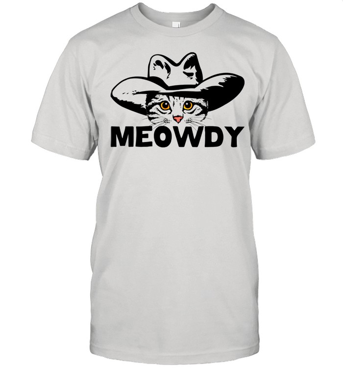 Meowdy Mashup Between Meow and Howdy shirt