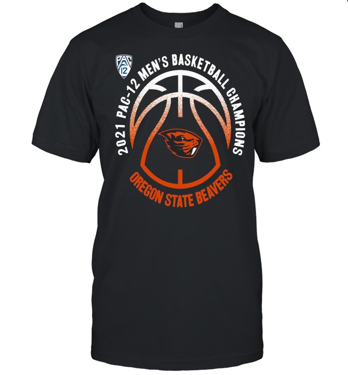 Oregon State Beavers 2021 PAC-12 men’s basketball champions shirt