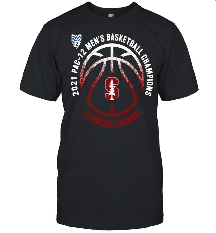Stanford Cardinal 2021 PAC-12 men’s basketball champions shirt