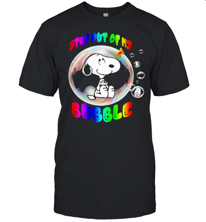 Stay Out Of My Bubble Snoopy Lgbt Shirt