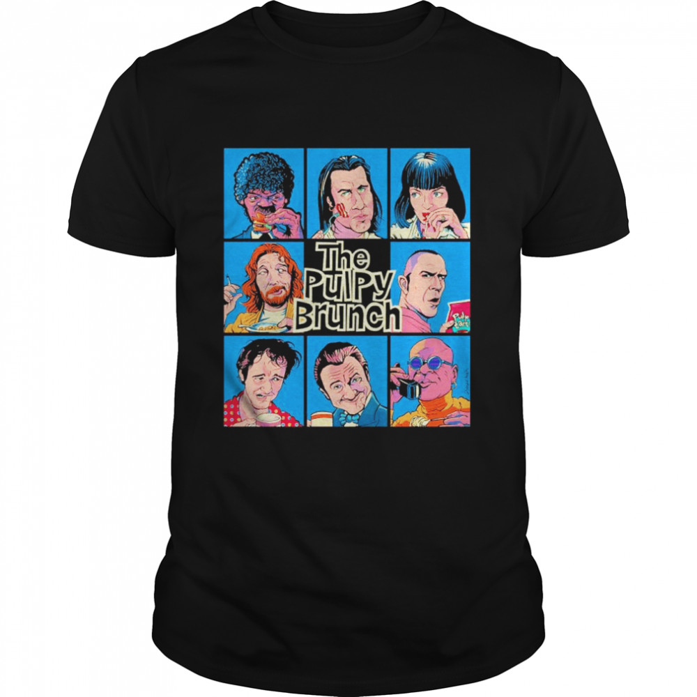 The Pulpy Brunch characters shirt