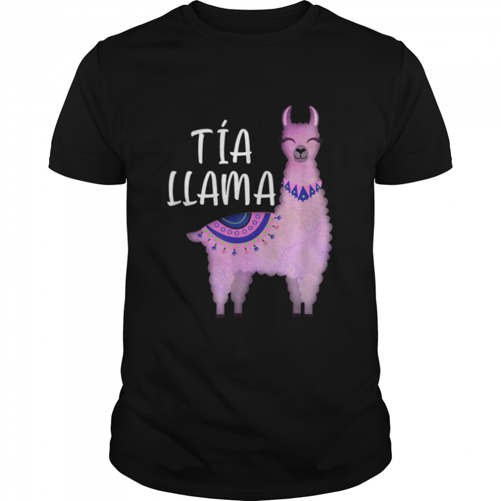 Tia Llama Spanish Aunt Llama Shirt