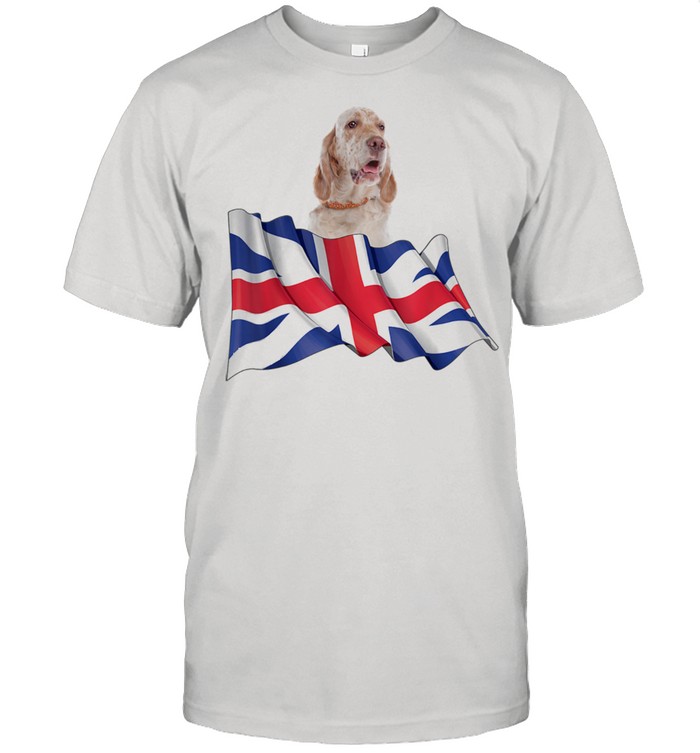 Union Jack Flag Dog English Setter shirt