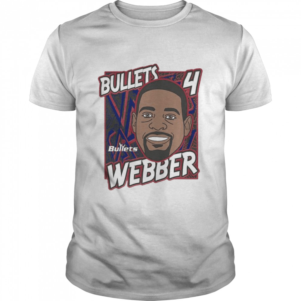 Washington Bullets Chris Webber King of the Court player shirt