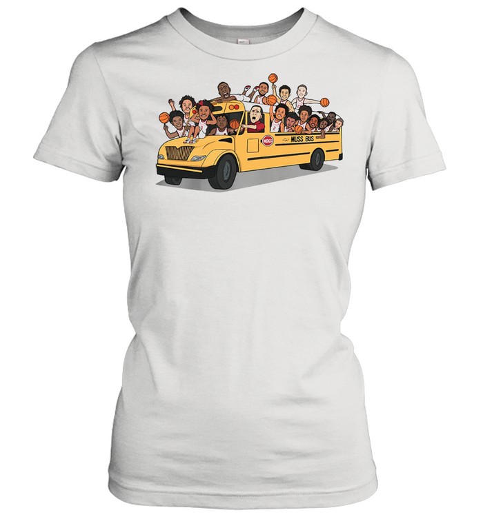 Arkansas Razorbacks Basketball Muss Bus shirt Classic Women's T-shirt