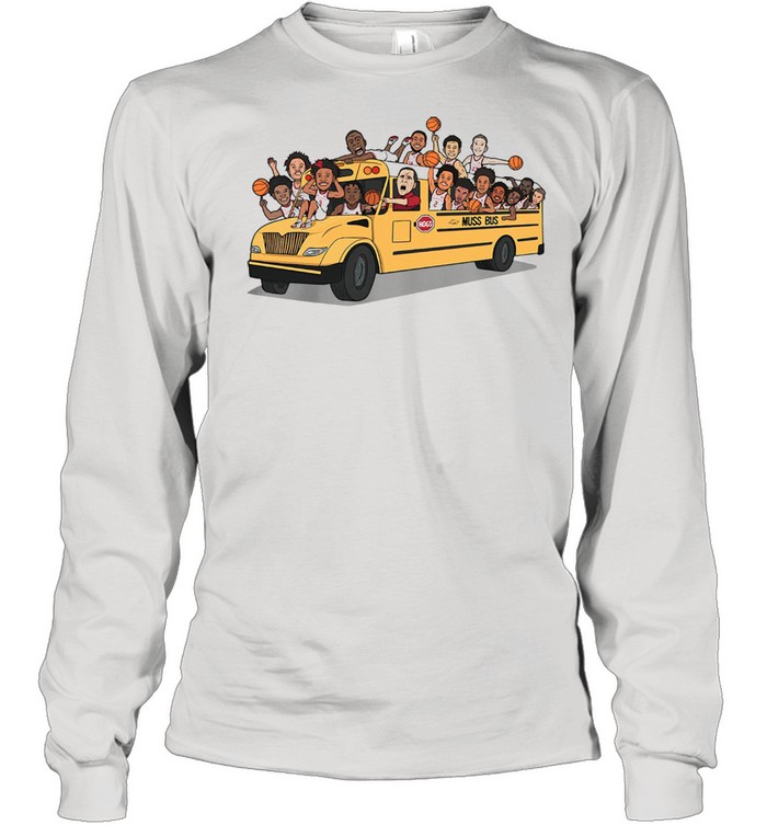 Arkansas Razorbacks Basketball Muss Bus shirt Long Sleeved T-shirt