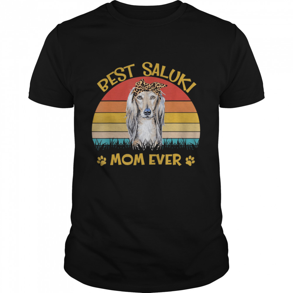 Best Saluki Mom Ever Dog for Mother’s Day shirt