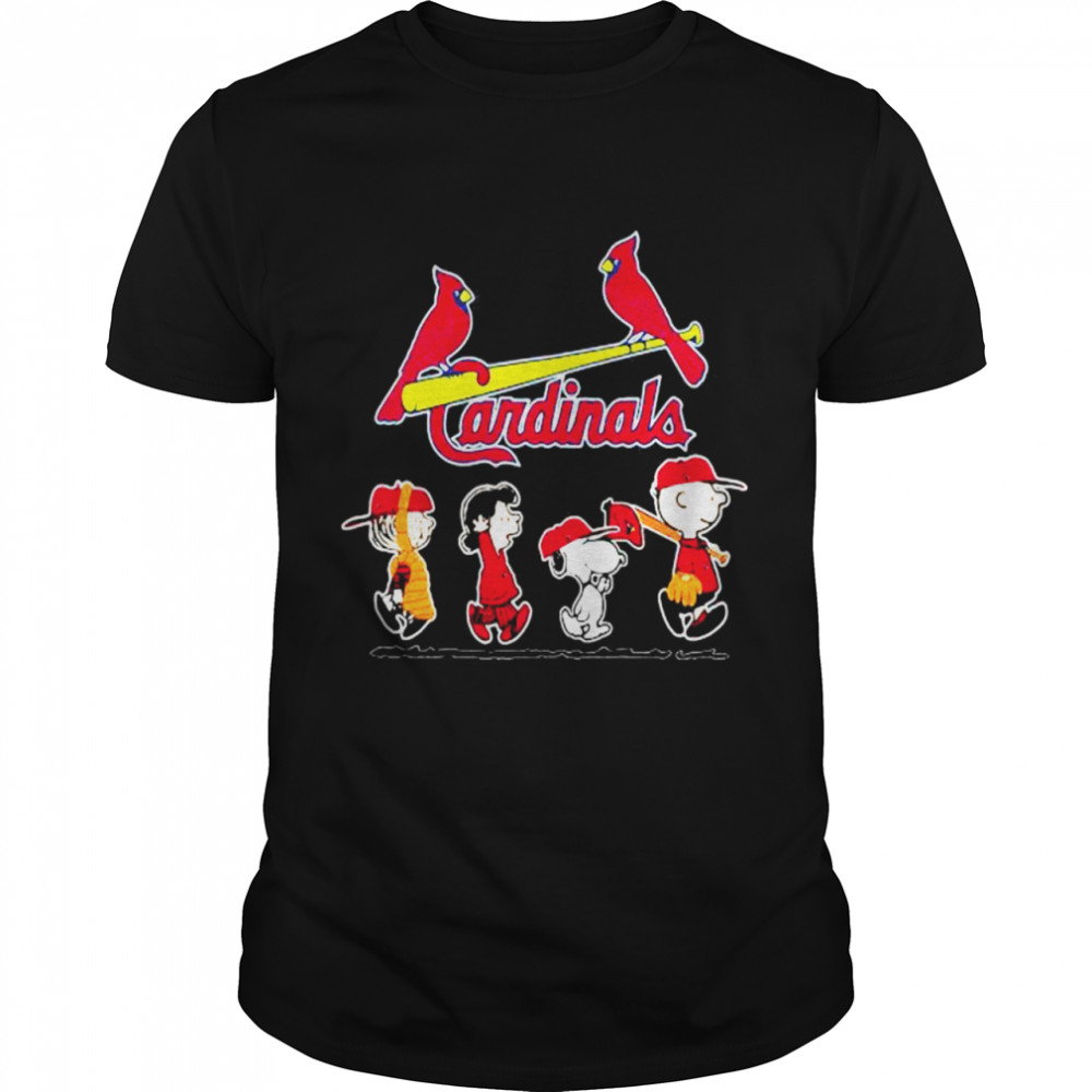 Cardinals Football Snooy Charlie And Friends Shirt