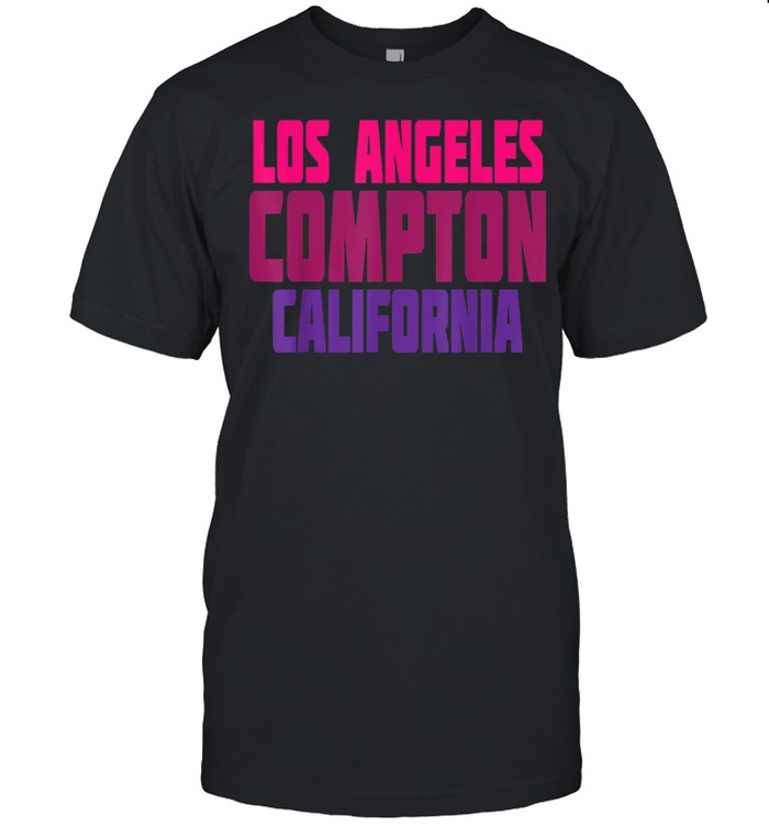 Los Angeles Compton California Retro Vintage Typography Shirt