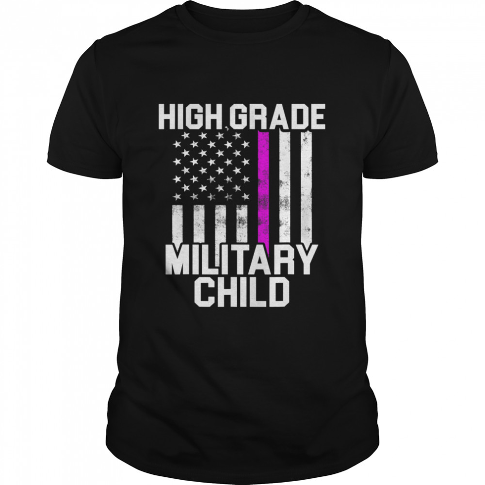 Military Child Month Purple Up Grade Shirt