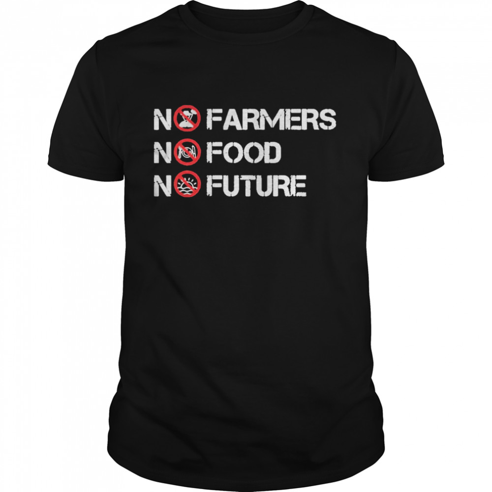 No farmers no food no future shirt