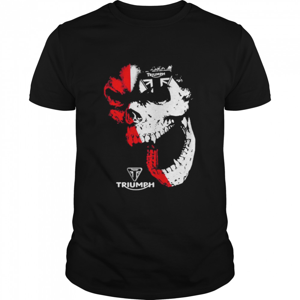 Skull With Logo Triumph Shirt