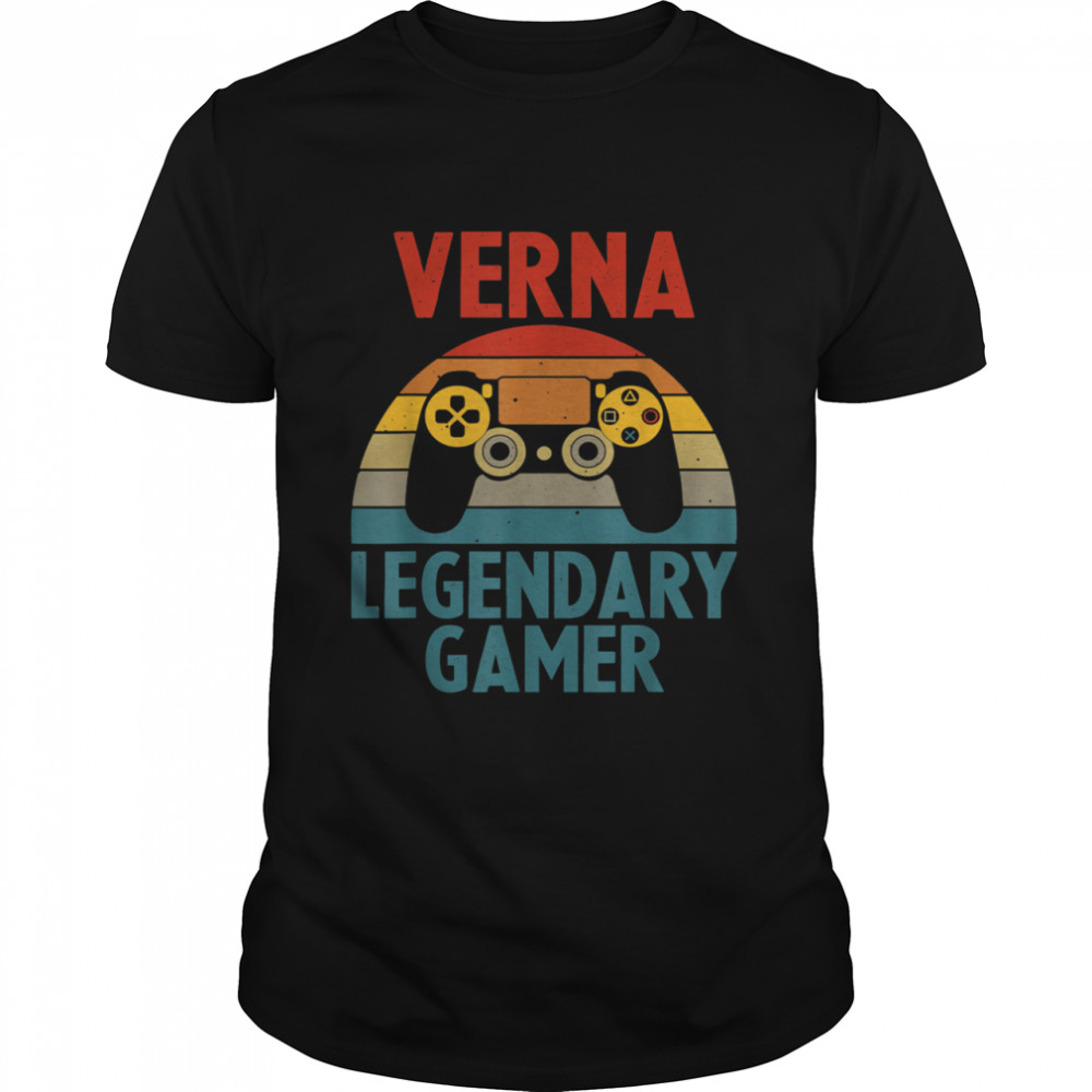 VERNA Personalized Gaming Geek Birthday Shirt